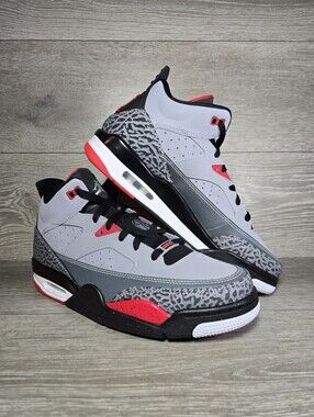 Air Jordan Son of Mars Low Cement Grey Gym Red Shoes 580603 004 Men's 9.5 NEW